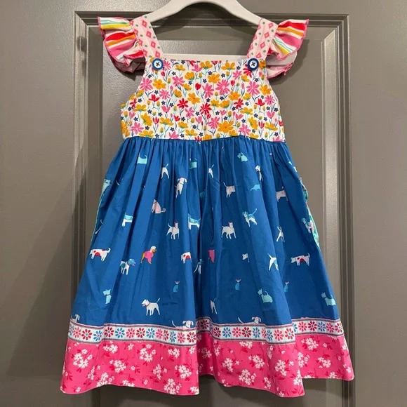 💖SOLD💖 Wildflowers Multicolor Floral Dress - Picture 3 of 7